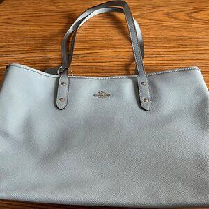 Coach women's zip top tote bag